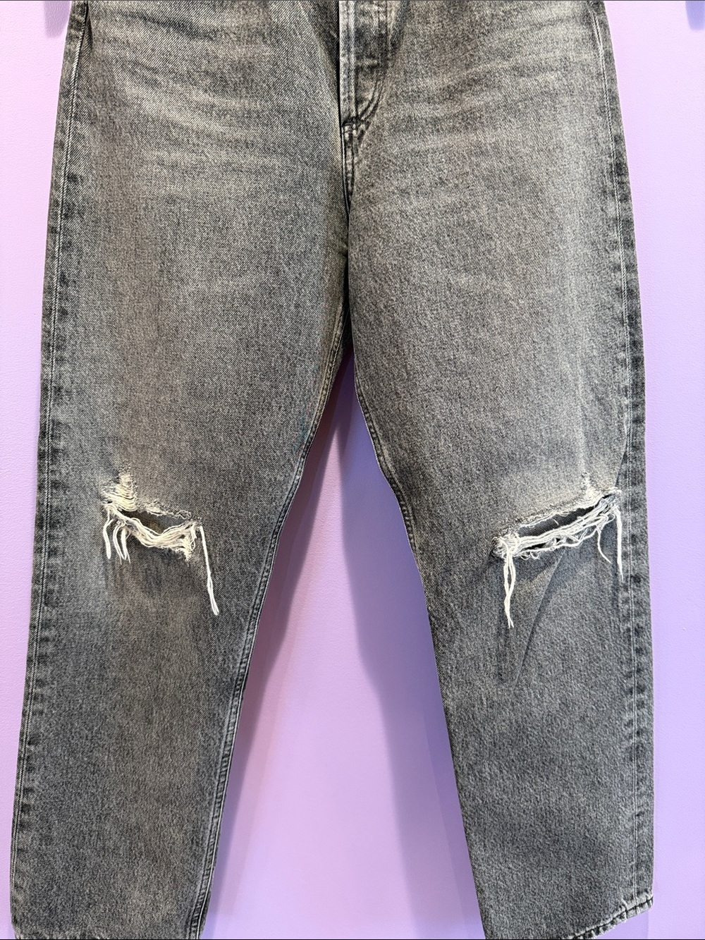 AGOLDE 90s jean gray black 26 - Picture 4 of 8